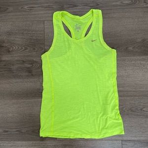 Nike dri fit Razorback tank, size S